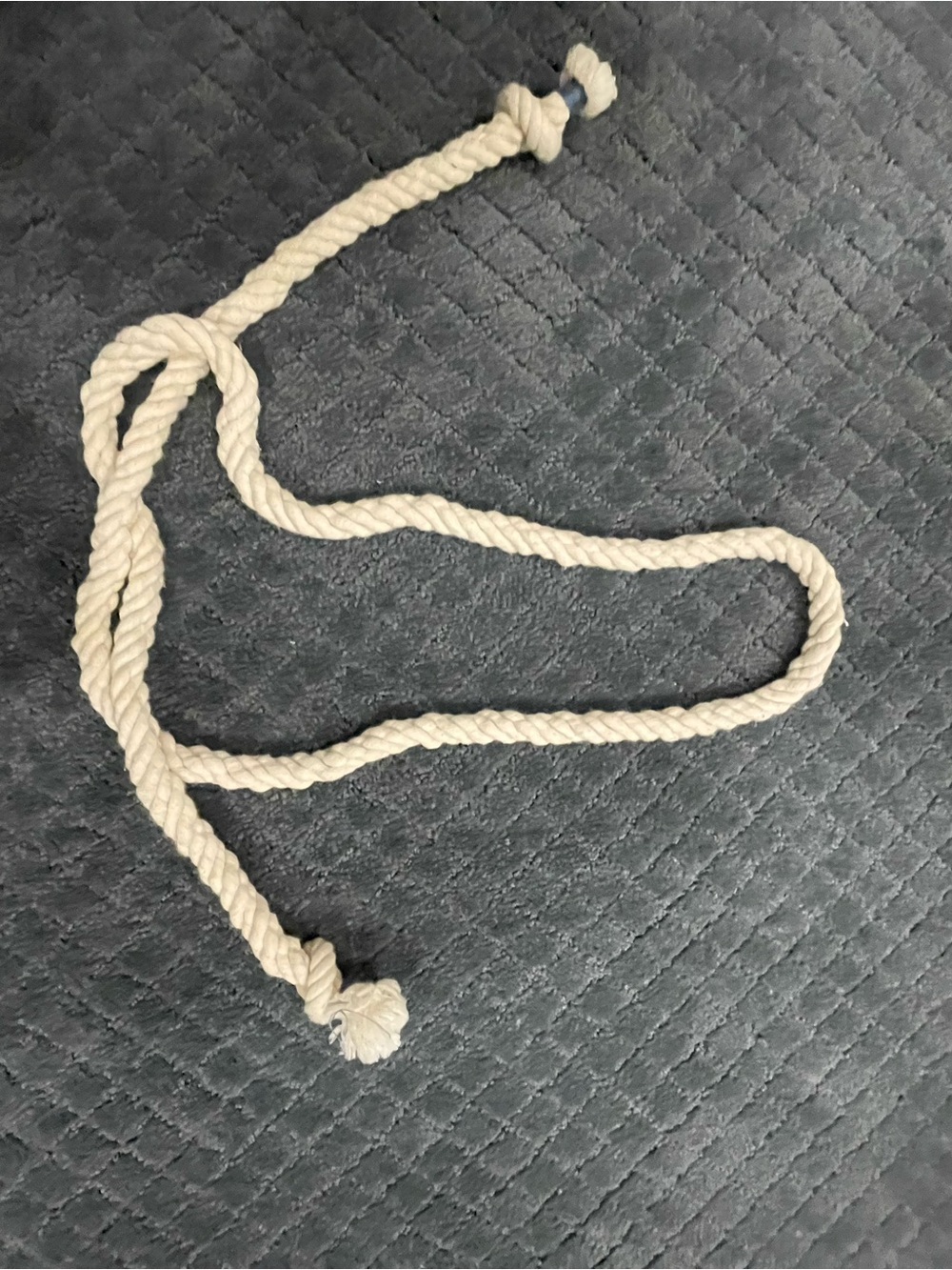Cream Twisted Rope Belt